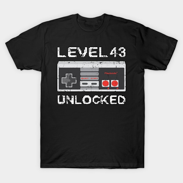 Level 43 Unlocked T-Shirt by RW